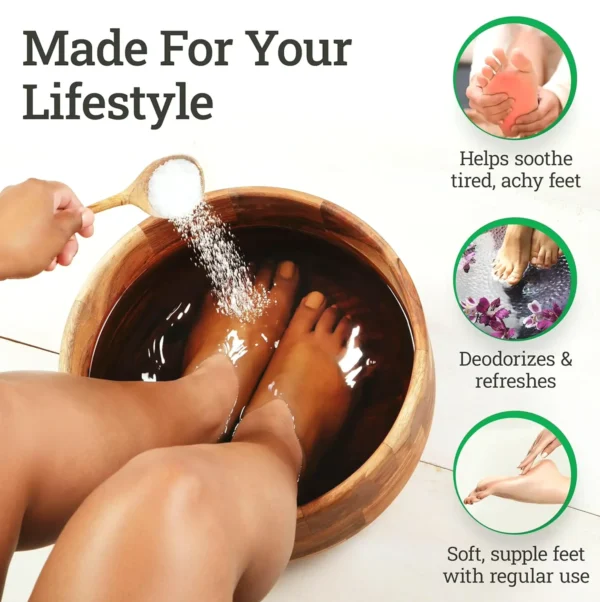 Foot Soak with Sea Salt, Herbal, 14 oz