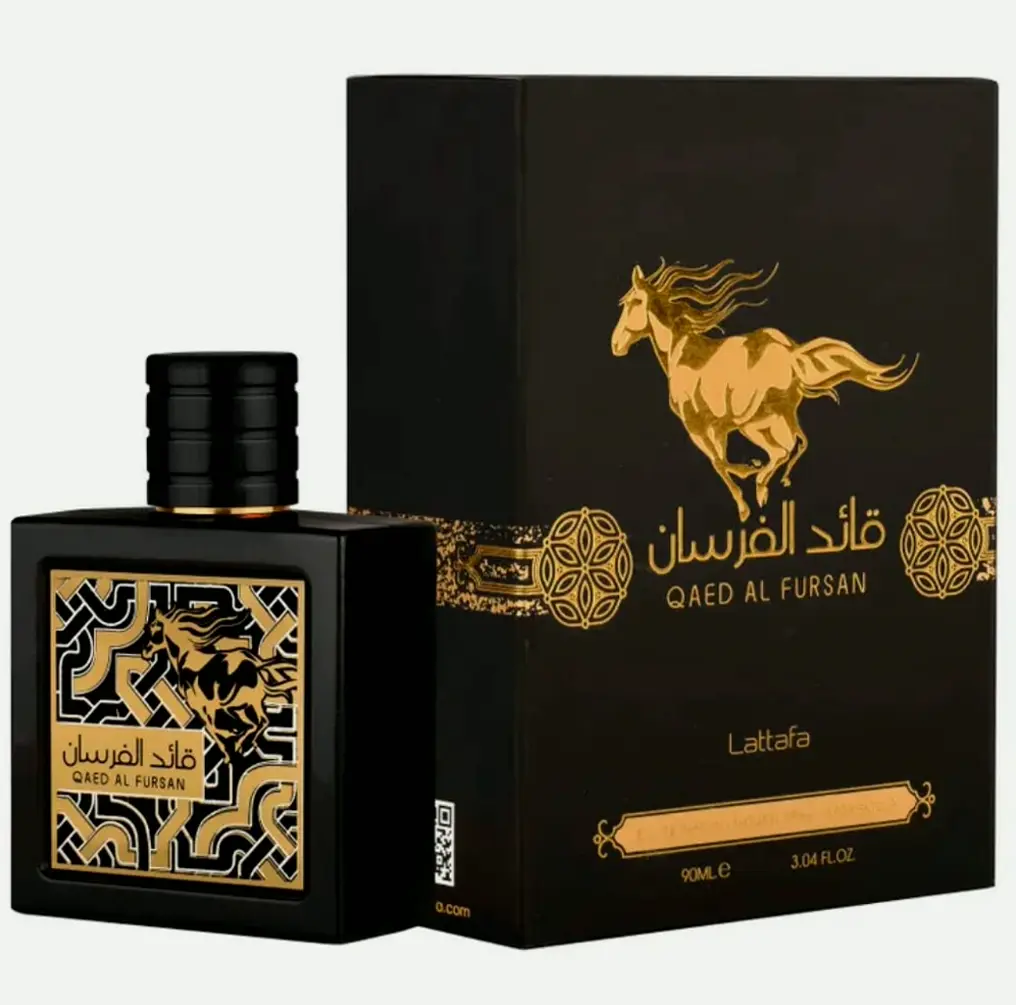 Lattafa Perfumes: Qaed Al Fursan Unisex Eau de Parfum 3 Oz