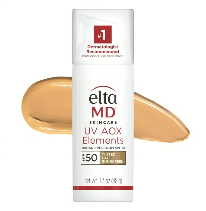 EltaMD UV AOX Tinted Face Sunscreen, SPF 50 Pump, 1.7 oz