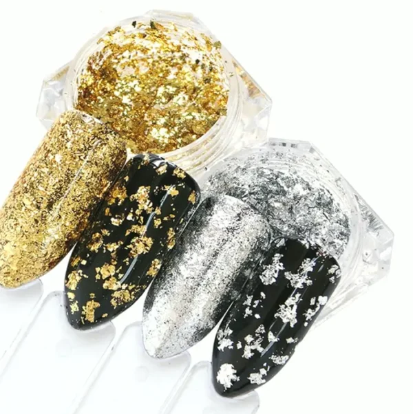 Holographic Nail Kit with Glitter Sequins