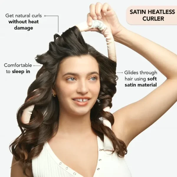 Satin Heatless Curling Set - Sleep-In Curlers