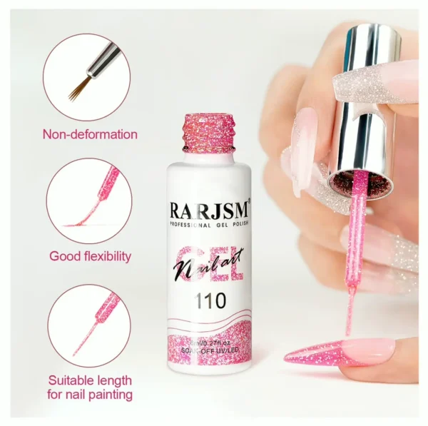 Glitter Gel Nail Polish Set