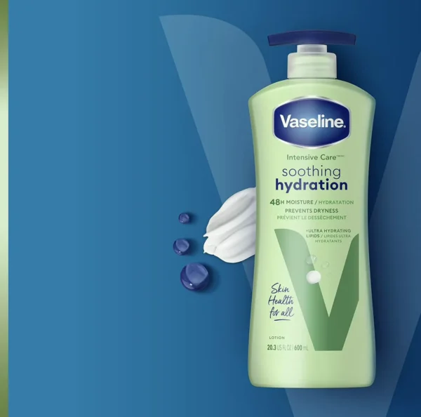 Vaseline's Intensive Care Hydration Body Lotion with Aloe (20.3 fl oz, Set of 3)