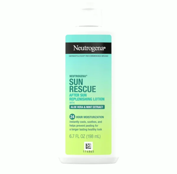 Neutrogena Sun Rescue After-Sun Moisturizer with Aloe, Mint, & Vitamin E, 6.7 oz