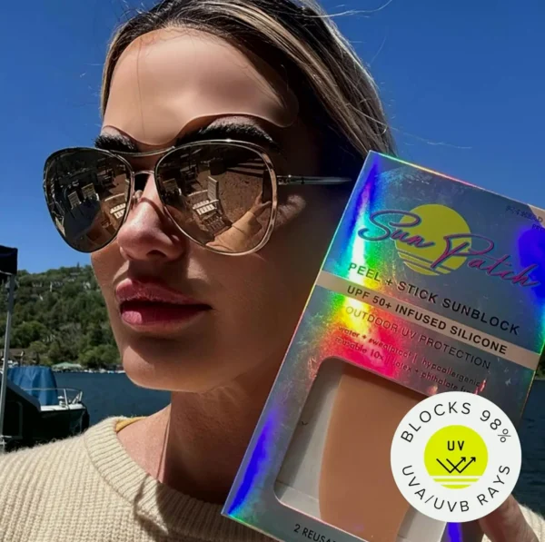 Reusable Silicone-based Sun Protection Patches for Forehead and Cervix