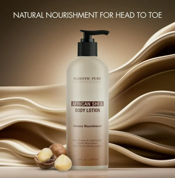 MAGNIFICENT PURE Shea Skin Moisturizer | Fast Absorbing | Lightweight & Non-Greasy