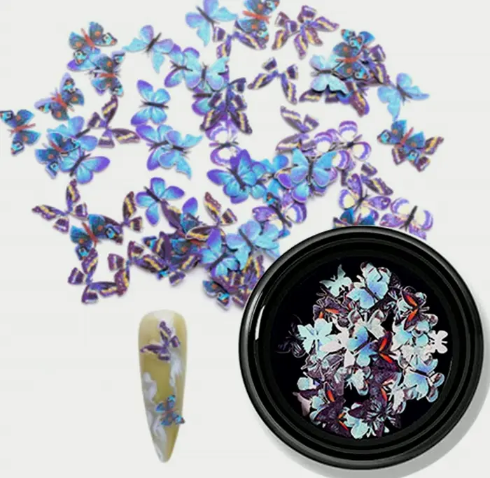 Insect 3D Manicure Stickers Set - 100 Pieces
