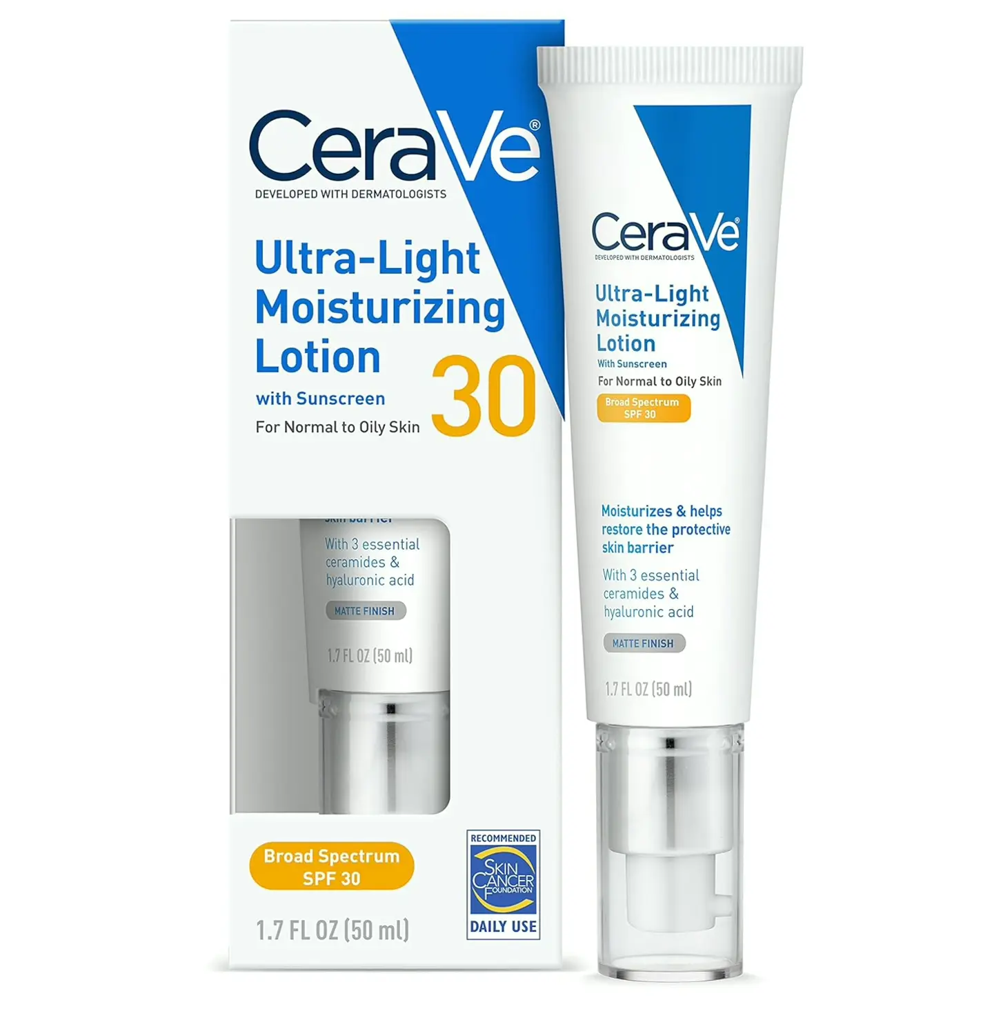 CeraVe Moisturizing Cream Including SPF 30 | Lightweight Matte Finish