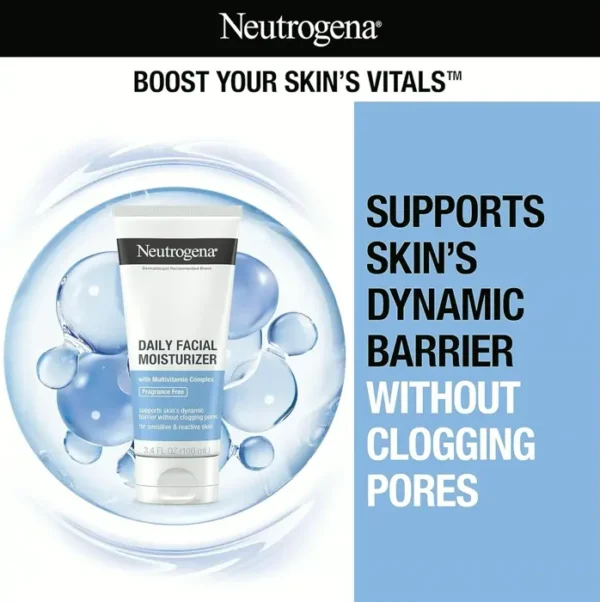 Neutrogena Fragrance-Free Daily Lotion for Face with Vitamins