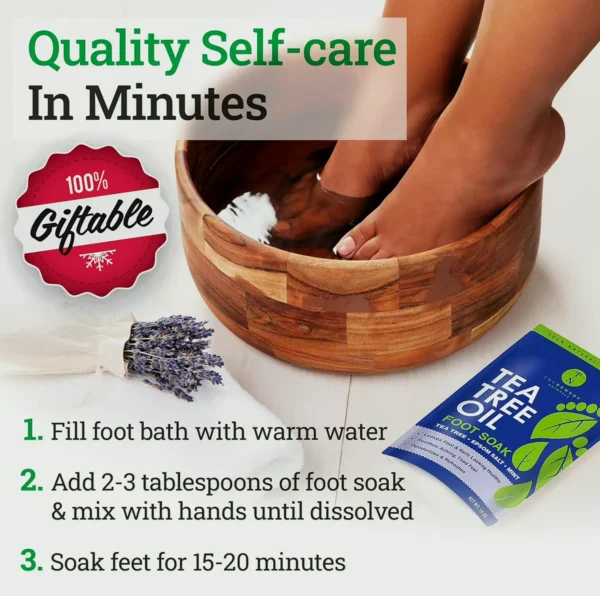 Foot Soak with Sea Salt, Herbal, 14 oz