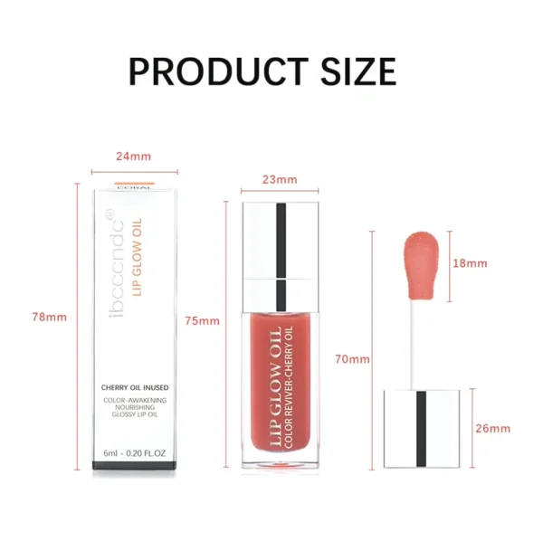 Hydrating Mouth Glow Elixir, Nourishing Shiny Lip Balm
