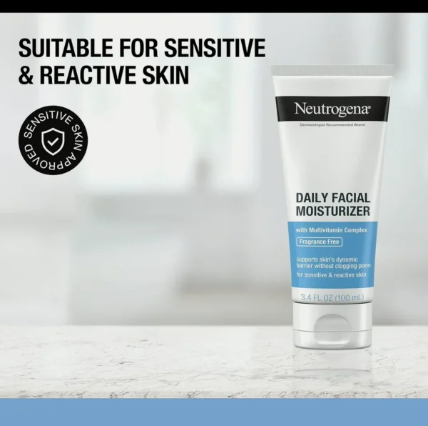 Neutrogena Fragrance-Free Daily Lotion for Face with Vitamins