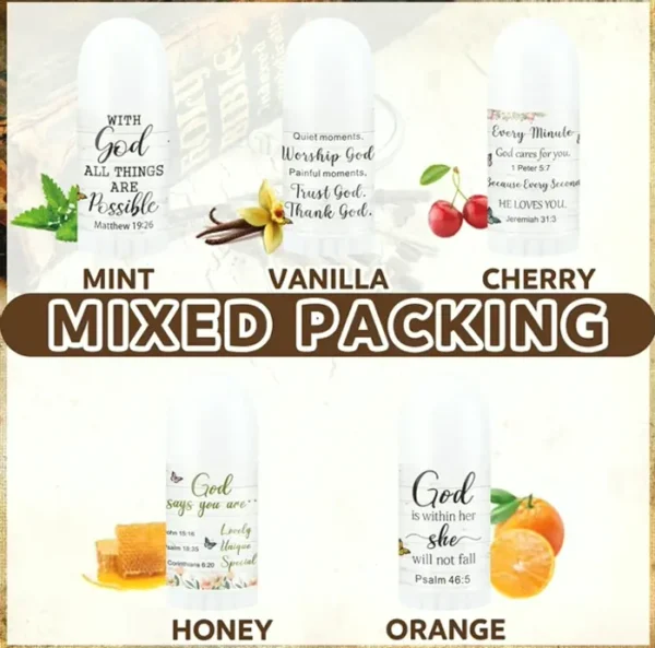 Christian Mini Lip Balm Pack - Hydration for Chapped Lips