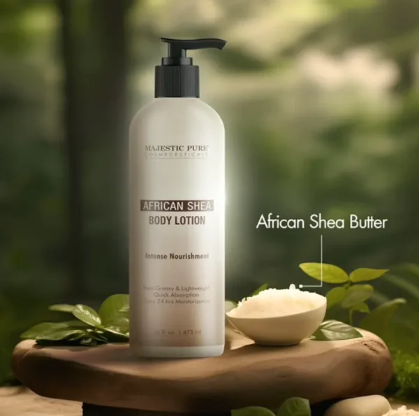 MAGNIFICENT PURE Shea Skin Moisturizer | Fast Absorbing | Lightweight & Non-Greasy