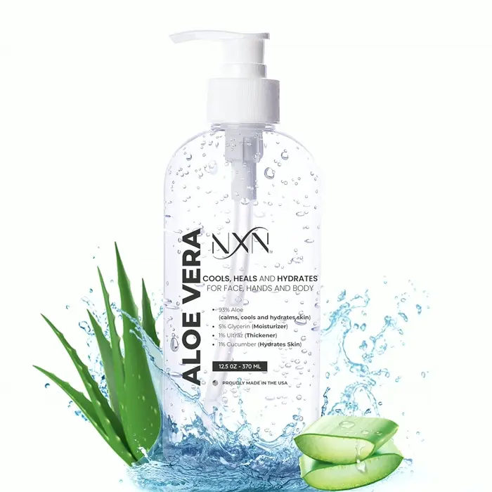 Natural Elements Aloe Vera Gel, Sun Protection & Aftercare Usage, Hydrates & Heals