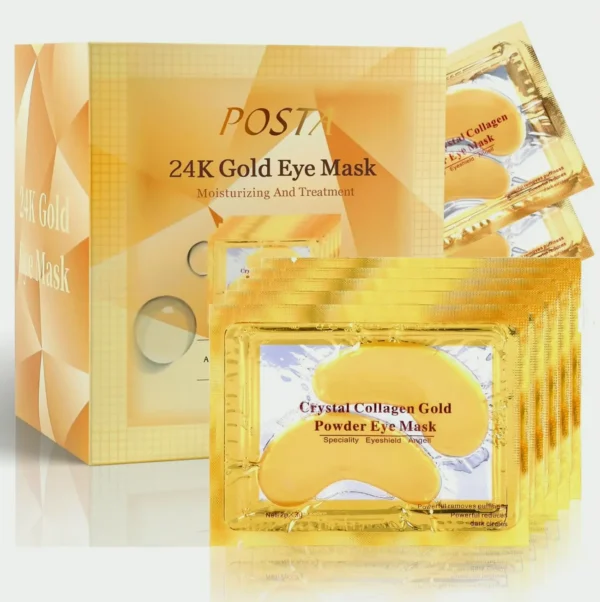 POSTA 24K Gold Eye Mask Treatment, 50 Pairs