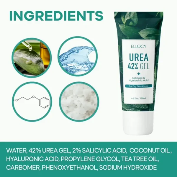 Forty-two percent Urea Gel with Salicylic & Hyaluronic Acid - Repair Heels and Calluses