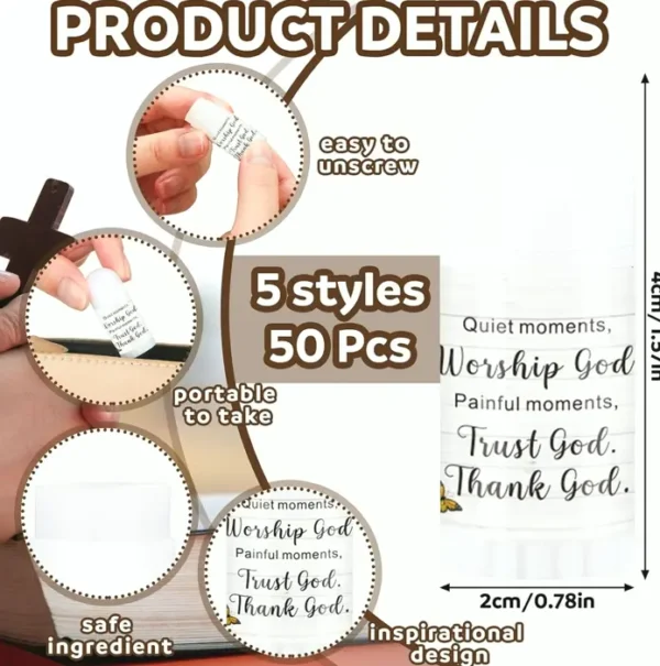 Christian Mini Lip Balm Pack - Hydration for Chapped Lips