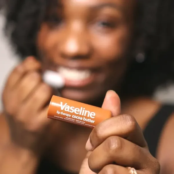 Vaseline Lip Balm Variety 4-Set – Cocoa + Aloe Moisturizing Lip Balm containing Vit E, 0.16 Oz Ea