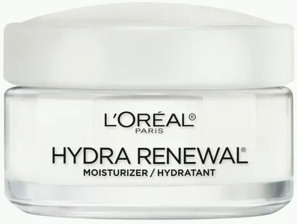 L’Oréal Hydra-Renewal Face Lotion for Dry Skin, 24-Hour Hydration, 1.7 Oz