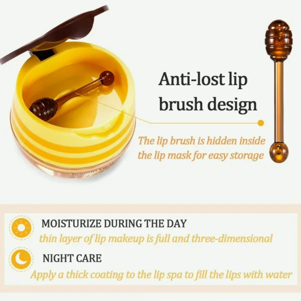 Honey Lip Moisturizer Jar, 4 Pcs Assorted Flavors