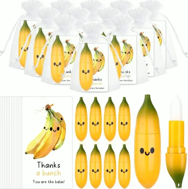 50 Pieces Employee Recognition Fruit Lip Balm Set