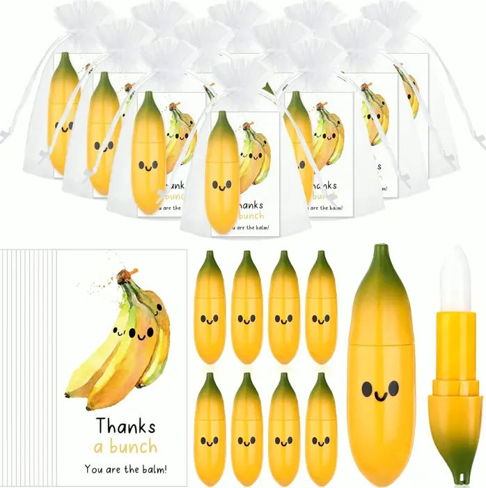 50 Pieces Employee Recognition Fruit Lip Balm Set