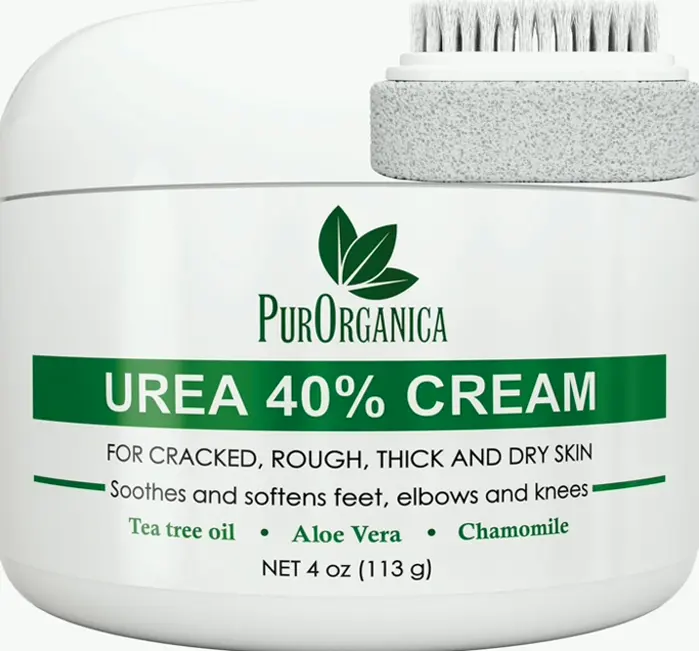 Urea 40% Heel Lotion with Pumice & Brush