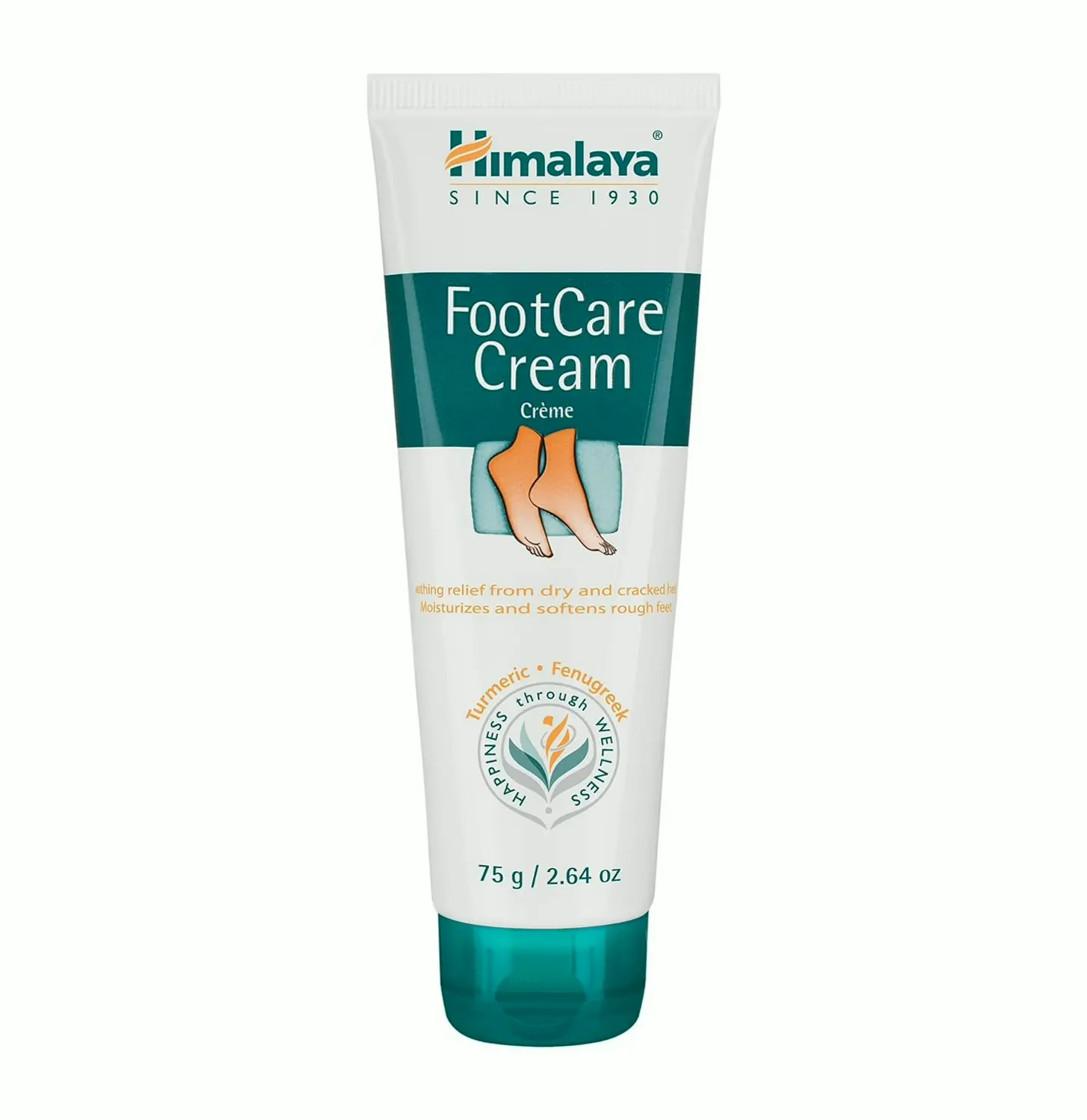 Himalayan FootCare Lotion, Hydrating for Cracked Feet, 2.64 oz