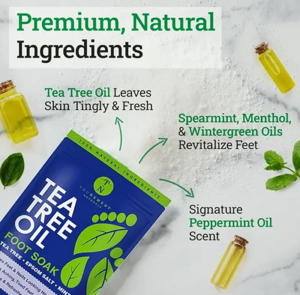 Foot Soak with Sea Salt, Herbal, 14 oz