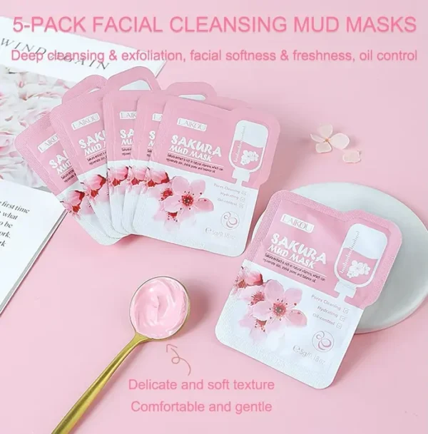 Face Skincare Kit, Cherry Blossom Complete Gift Set